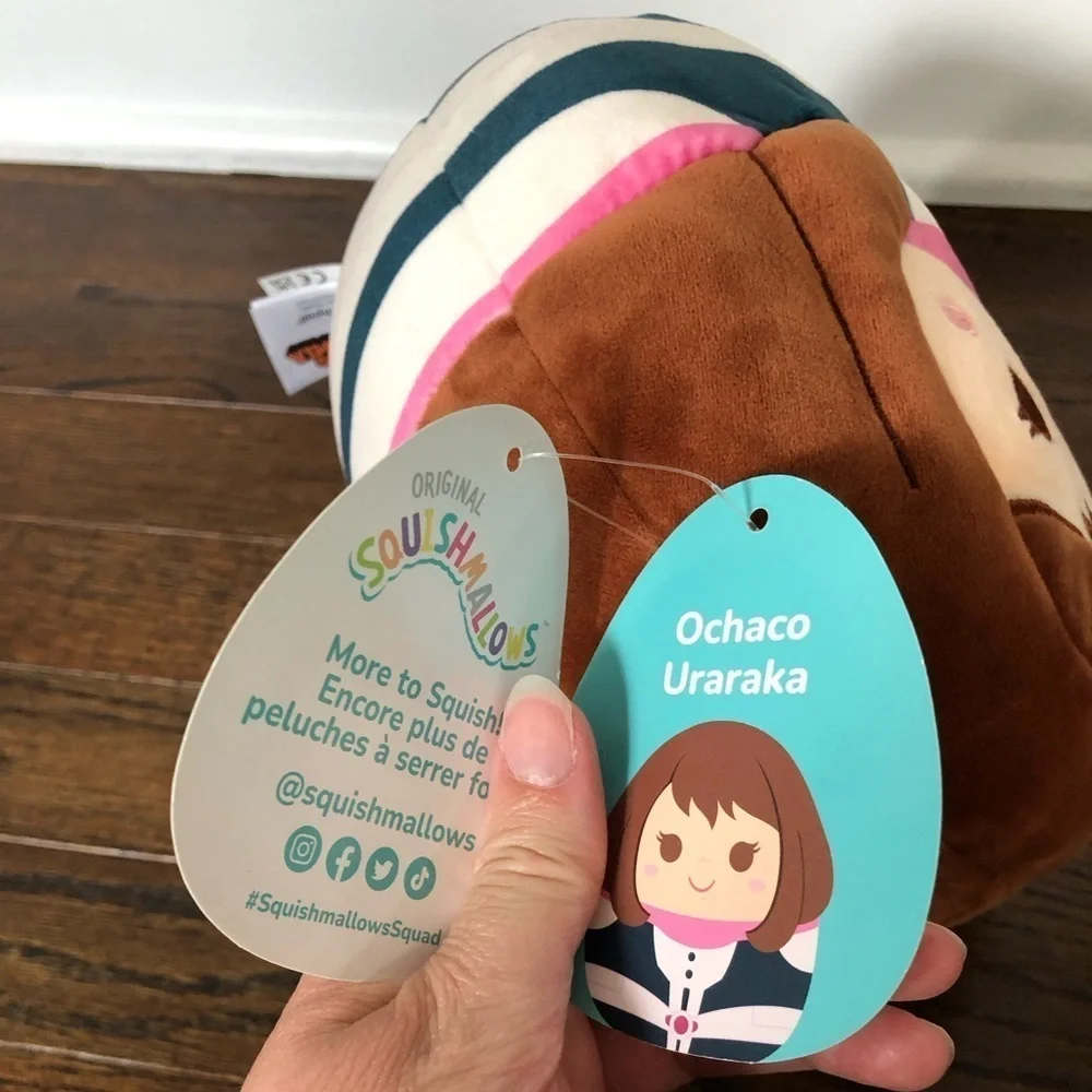 *NWT* Squishmallows x My Hero Academia Ochaco Uraraka 8” Soft Plush Toy